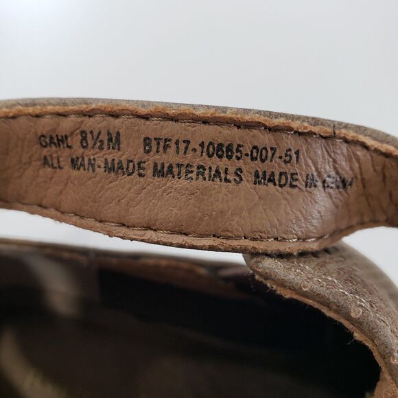 BareTraps Gahl Woman's Ankle Boots, Size 8.5, Tan / Brown - Picture 5 of 11